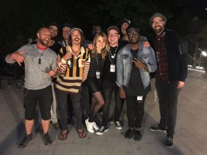 Nach dem Konzert von Alle Farben, Kelvin Jones, Graham Candy und Janieck Devy